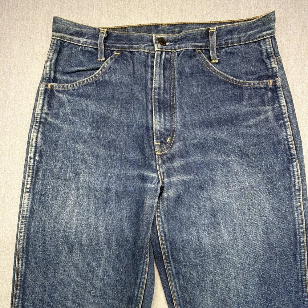 Vintage Levi's 646 Orange Tab Bellbottom Flare Denim 32x32 (Fits 30x32)